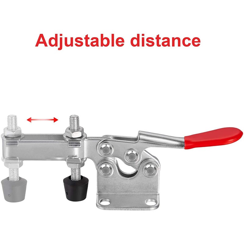 Accessbuy Toggle Clamp 225D 500Lbs Holding Capacity Heavy Duty Large Hold Down Clamp Quick-Release Horizontal Clampï¼ˆ2Pack) - Image 3